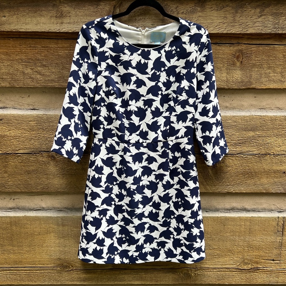 CECE By CYNTHIA STEFFE Navy and White Dress Women’s 6 - Picture 1 of 7